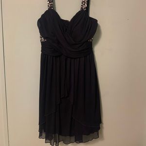 Speechless Navy Dress